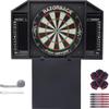 Viper by GLD Products Resolute Dart Backboard, Razor Back, Viper V100 Standard Red Flights, Viperlock Shade Medium Red Shafts, Additional Darts, Black view 1