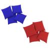 Cornhole Set - 4ftx2ft Regulation Size Outdoor Bean Bag Toss with 8 Bags Included - Yard Games for Adults and Kids by Trademark Games (Blue, Red, Tan) view 3