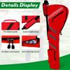 Big Teeth Golf Sunday Bag, Small Golf Bag Lightweight, Par 3 Golf Bag for A Few Clubs Driving Range, Practice with Carry Shoulder Strap Foldable Multi-Colour view 4
