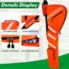 Big Teeth Golf Sunday Bag, Small Golf Bag Lightweight, Par 3 Golf Bag for A Few Clubs Driving Range, Practice with Carry Shoulder Strap Foldable Multi-Colour view 4