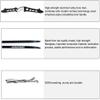 68" Archery Takedown Recurve Bow and Arrows Aluminum18lbs-40lbs Bow Riser Hunting Recurve Bows Target Practice Longbow with 6pcs Carbon Arrows for Shooting Competition Game (Type1,Black, 22lbs) view 4