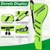 Big Teeth Golf Sunday Bag, Small Golf Bag Lightweight, Par 3 Golf Bag for A Few Clubs Driving Range, Practice with Carry Shoulder Strap Foldable Multi-Colour view 4