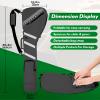 Big Teeth Golf Sunday Bag, Small Golf Bag Lightweight, Par 3 Golf Bag for A Few Clubs Driving Range, Practice with Carry Shoulder Strap Foldable Multi-Colour view 3
