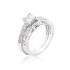 Upsten Princess Cut Filigree Bridal Ring Set, 5 view 1