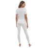 2 Pack Womens Hot Stuff Co Thermal Short Sleeve Vest White Small view 4