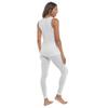 2 Pack Womens Hot Stuff Co Thermal Built Up Strap Vest White 2XL view 4