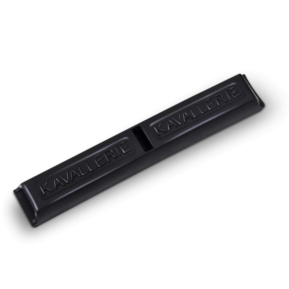 Kavallerie Gel Curb Chain Guard - Rectangular Black Chain Cover Made with Soft Elastic Gel to Protect The Jaw of Sensitive Horses Against Rubbing and Pinching, Perfect for English Curb Chains