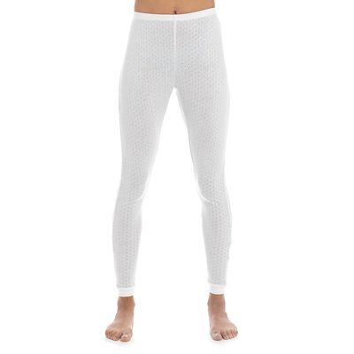 2 Pack Womens Hot Stuff Co Thermal Long Johns White Large