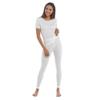2 Pack Womens Hot Stuff Co Thermal Short Sleeve Vest White 2XL view 2