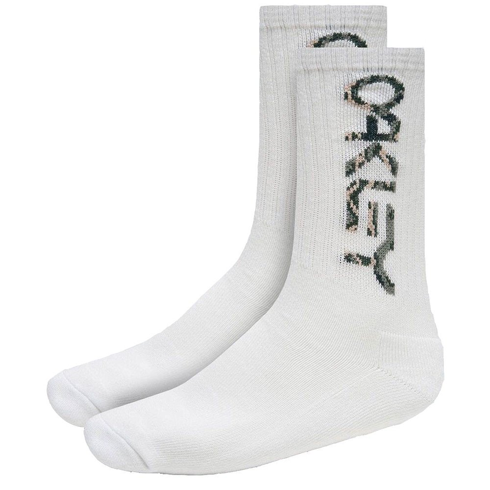 Oakley mens 2.0 (3 Pcs) B1B SOCKS 2 0 3 PCS , White, Large US