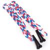 16-Foot Double Dutch Jump Ropes, 2-Pack - Red, White, & Blue Skip Rope for Exercise - Sports & Outdoor Activities for Kids, Adults, and Athletes - Toys, Games, Family Fun view 2