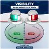 Five Oceans Boat Navigation Lights - LED Bow Light, Navigation Lights for Boats LED Red and Green, Boat Lights Navigation Horizontal Mount Sidelight, 12V, USCG Rules 2NM - FO4431-C1 view 4