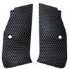 LOK Grips CZ Shadow 2 Palm Swell Roughnecks G10 Grips Solid Black view 1