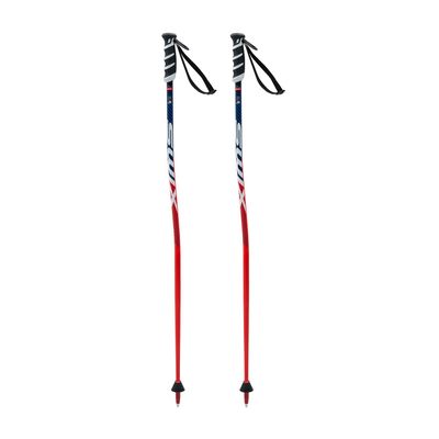 Swix Junior WC Pro Super G Lightweight Durable Alpine Skiing Poles with Downhill Basket (100cm)