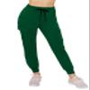 ALWAYS Cargo Jogger Pants for Women - Super Soft Casual Lounge Sweatpants Hunter Green S view 2