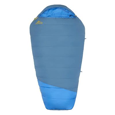 Kelty Mistral Down Sleeping Bag, 550 Fill Power Budget Down-Filled Camping Bag, Water Resistant, Lightweight, 3-Season (20 Degree, Long)