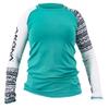 AKONA Long Sleeve Women's Rash Guard Scuba Diving, Snorkeling, Teal view 1
