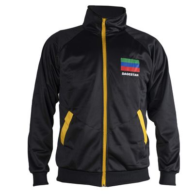 Khabib Nurmagomedov The Eagle Dagestan Mixed Martial Arts MMA Jacket Tracksuit - XXL Black