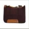 Diamond Wool Contoured Pressure Relief Black Western Shim Saddle Pad Size 30x30 and 1" Thickness
