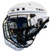 V3.0 Hockey Player Helmet with cage - White (Medium, White) view 4