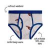 MALLARY BY MATTHEW Boys Kids 100% Cotton Briefs Underwear (8 Pack), White Transportation, X-Small view 2