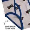 MALLARY BY MATTHEW Boys Kids 100% Cotton Briefs Underwear (8 Pack), White Transportation, X-Small view 4