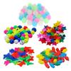 LIOOBO 170 Pcs Bicycle Beads Bicycle Wheel Spokes Luminous Plastic Clip Beads for Bikes Decor view 1