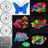 LIOOBO 170 Pcs Bicycle Beads Bicycle Wheel Spokes Luminous Plastic Clip Beads for Bikes Decor view 2