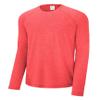 Gravity Threads Long Sleeve Tri-Blend Wicking Raglan Tee - Red - M view 1