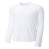 Gravity Threads Long Sleeve Tri-Blend Wicking Raglan Tee - White - L view 1