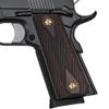 Cool Hand 1911 Rosewood Slim Grips, Screws Included, Full Size(Government/Commander), Checker Diamond Cut, Ambi Safety Cut, H1S-DC-BW view 1