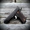 Cool Hand 1911 Rosewood Slim Grips, Screws Included, Full Size(Government/Commander), Checker Diamond Cut, Ambi Safety Cut, H1S-DC-BW view 3