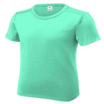 Gravity Threads UV Protection Poly Pro Youth Tee, Bright Seafoam S