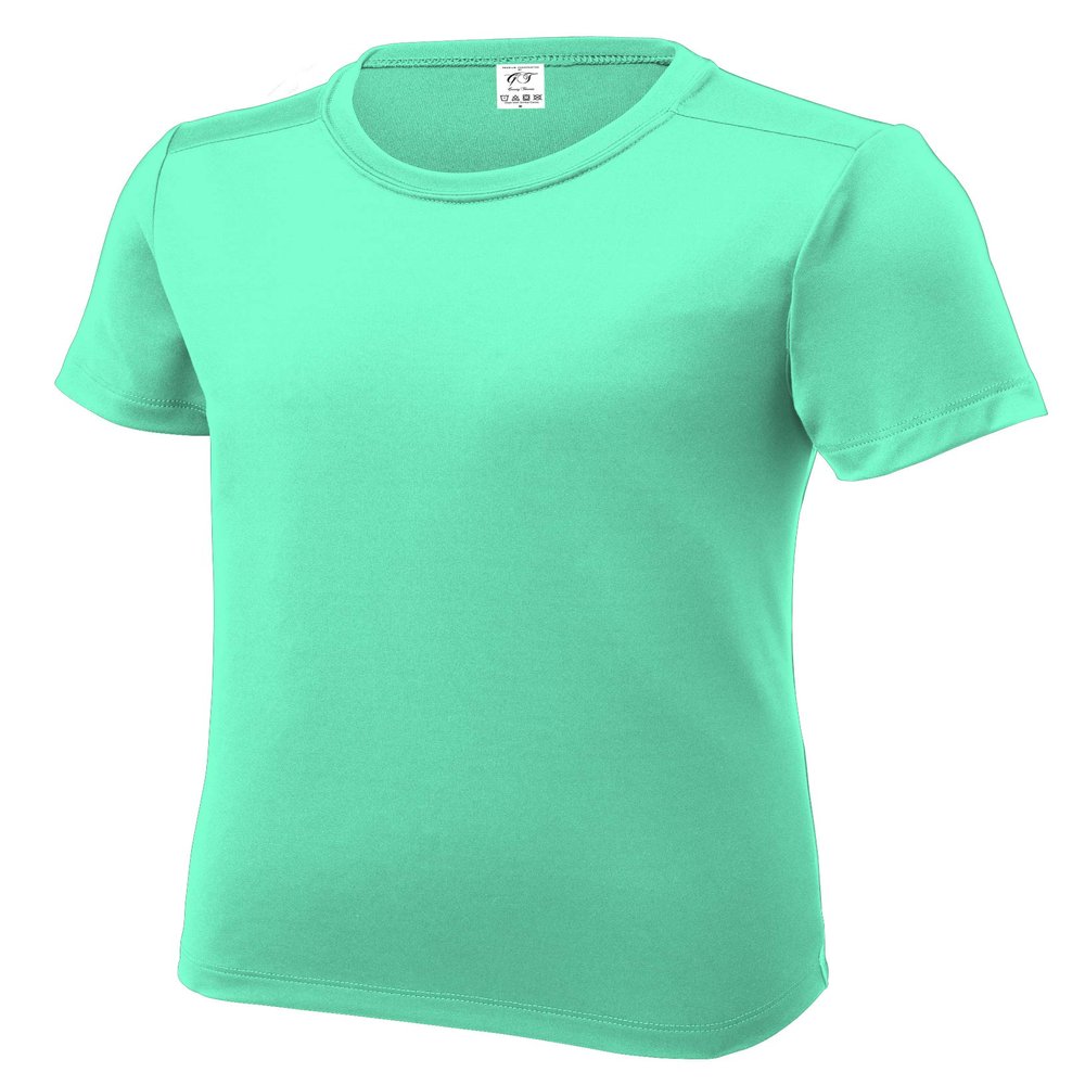 Gravity Threads UV Protection Poly Pro Youth Tee, Bright Seafoam S