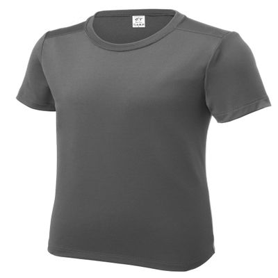 Gravity Threads UV Protection Poly Pro Youth Tee, Dark Smoke Grey XL