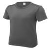 Gravity Threads UV Protection Poly Pro Youth Tee, Dark Smoke Grey XL view 1