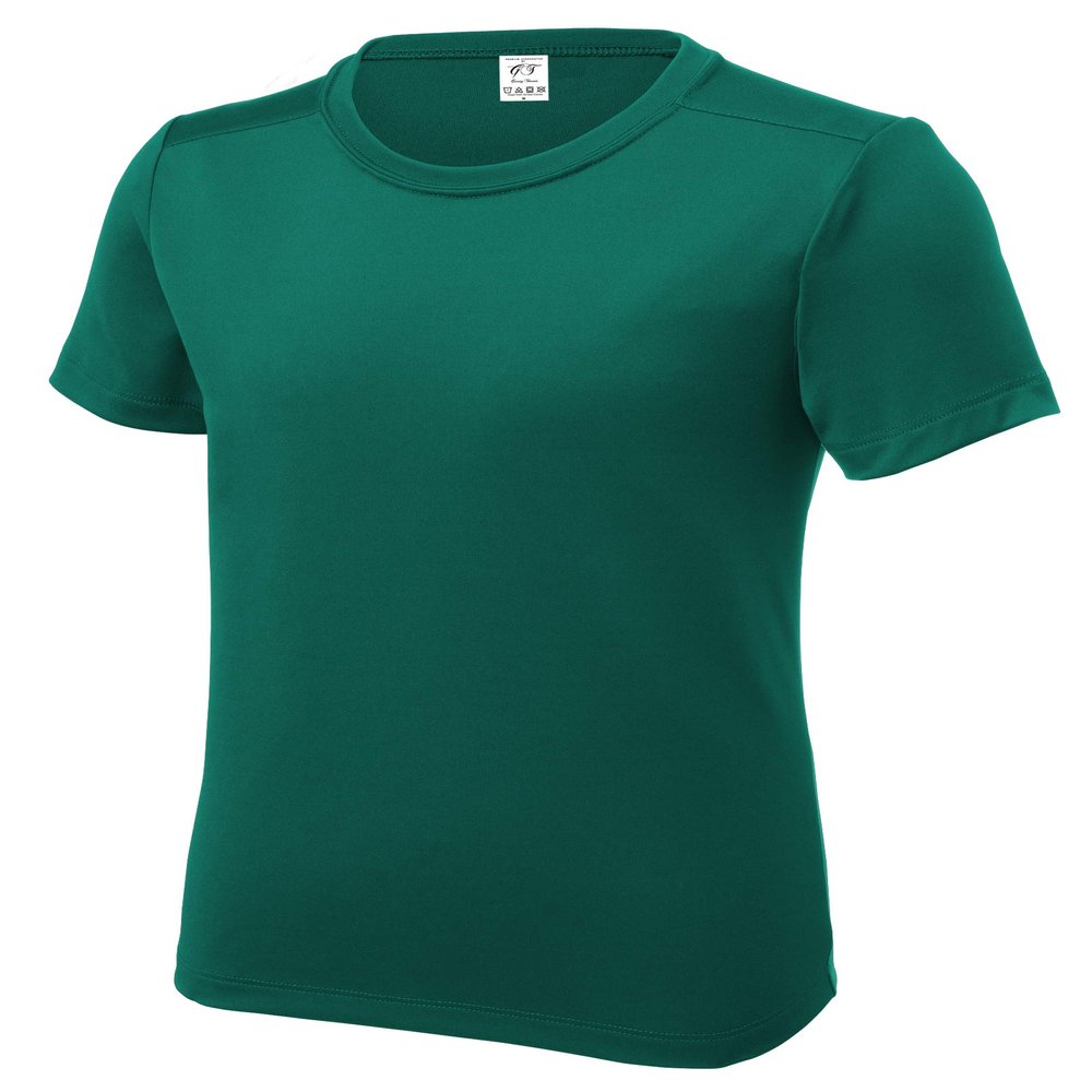 Gravity Threads UV Protection Poly Pro Youth Tee, Marine Green S