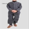Altair Men Quilted Cotton 100 Jacket Pants Set Zen Meditation Clothing,Temple Clothing Fusion Hanbok (Charcol, M) view 2