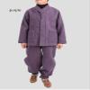 Altair Men Quilted Cotton 100 Jacket Pants Set Zen Meditation Clothing,Temple Clothing Fusion Hanbok (Purple, XL) view 2