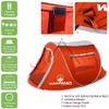 Pop-up Tent 2 Person, Water Resistant Barrel Style Tent for Camping with Rain Fly and Carry Bag, Sunchaser 2-Person Tent by Wakeman Outdoors (Red) view 3