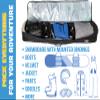 Athletico Peak Snowboard Bag - Padded Snowboard Travel Bag for Air Travel Carries Snow Board Gear Including Snowboarding Boots, Goggles, Etc for Flying (Black/Gray, 157cm) view 3