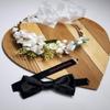 EmilyRose Couture Wedding-Formal Bow Ties (Medium (6-12 Year Olds), Black Satin Bow Tie) view 3
