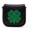 Barudan Golf Lucky Shamrock Heel Shaft Mallet Cover Square Mallet Putter Cover Headcover Magnetic for Scotty Cameron 6M DB Taylormade Spider S Ping (Black) view 4