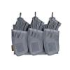 EXCELLENT ELITE SPANKER AK Magazine Pouch Triple Open Top Molle Mag Pouch for AK47 AK74 AR-15 Pmags Magazine(Triple-Grey) view 1