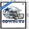 Trends International NFL Dallas Cowboys - Drip Helmet 20 Wall Poster, 22.375" x 34", Black Framed Version view 3