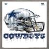Trends International NFL Dallas Cowboys - Drip Helmet 20 Wall Poster, 22.375" x 34", Barnwood Framed Version view 1