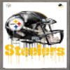 Trends International NFL Pittsburgh Steelers - Drip Helmet 20 Wall Poster, 22.375" x 34", Barnwood Framed Version view 1