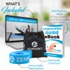 Zenmarkt Ballet Stretch Bands for Flexibility and Strength - Stretch Bands Ideal to Have as Dance Equipment in Every Competition - Suitable for Gymnastics, Cheerleading, and Pilates Training(Blue) view 2
