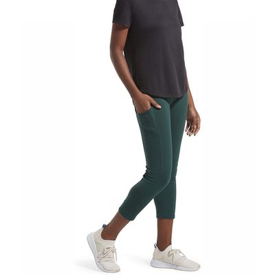 Cotton Lounge Capri Legging with Tech Pocket