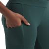 Cotton Lounge Capri Legging with Tech Pocket view 2